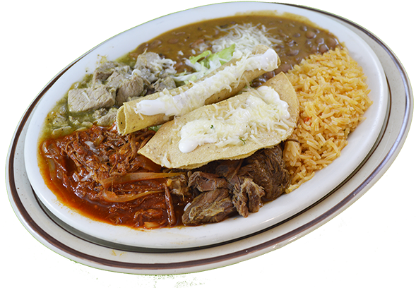 Plato Mexicano - Platos De Comida Mexicana Png (591x423), Png Download