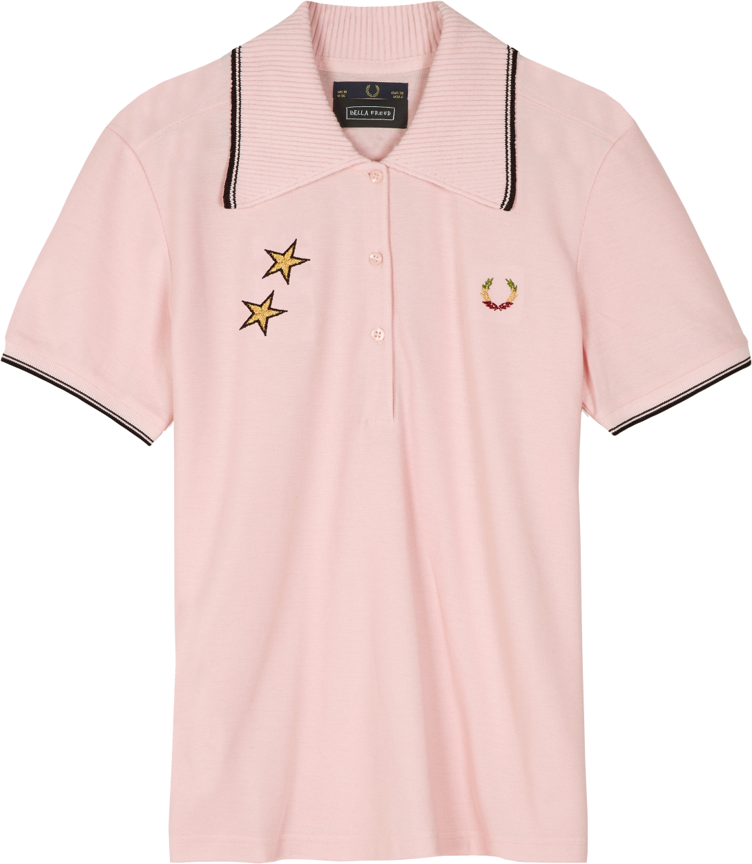 Bella Freud X Fred Perry, Polo, Rose, Patch, Cool, - Polo (1170x1351), Png Download