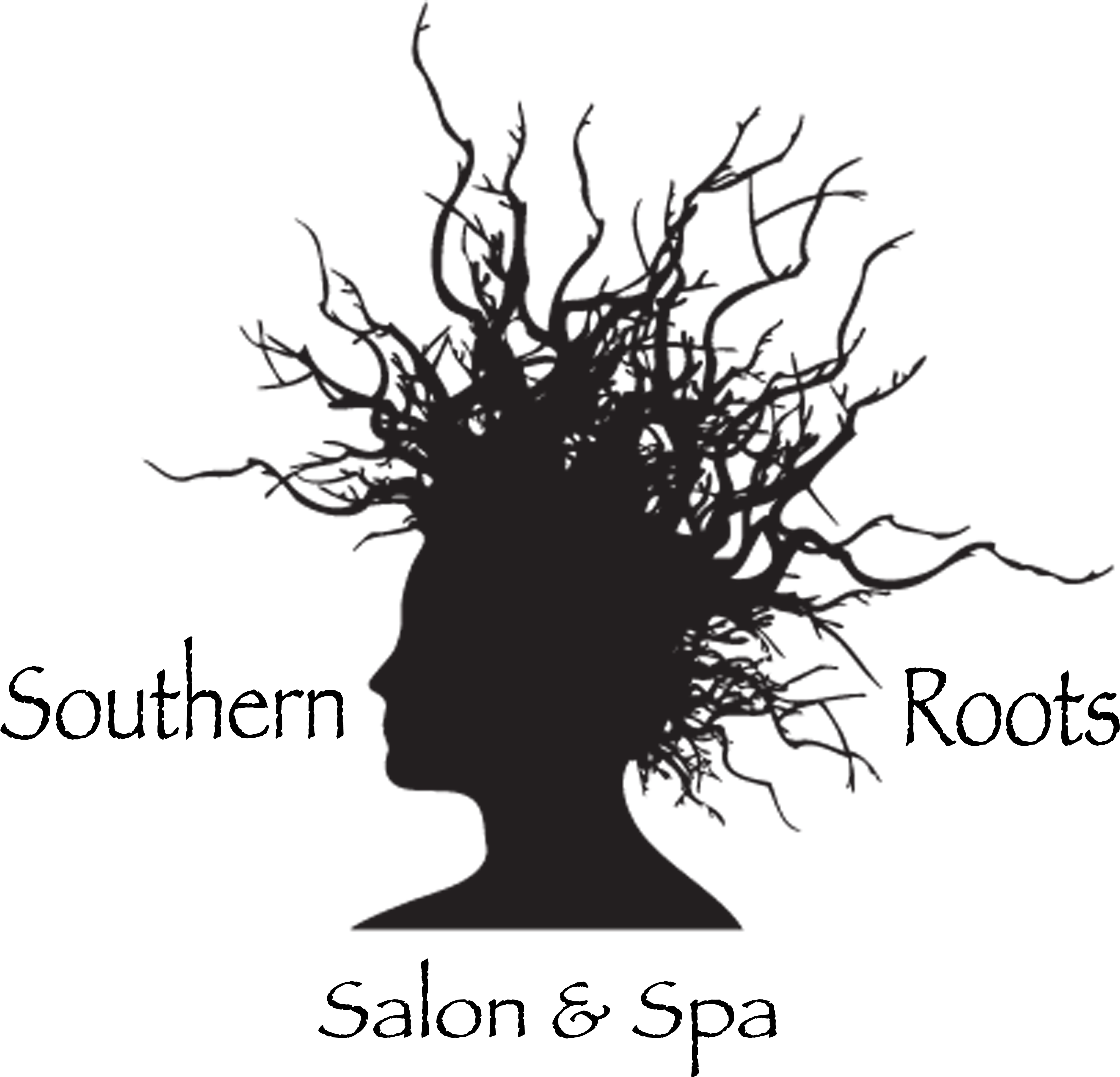 Southern Roots Salon And Spa - Hair Vector (5000x4619), Png Download