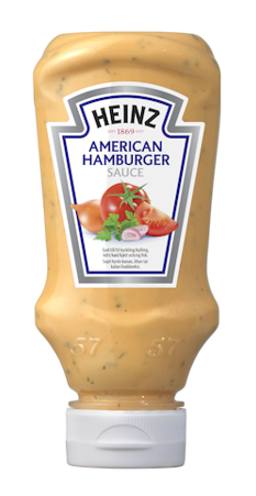 2834599 Heinz American Hamburger Sauce, 225g Ean (300x450), Png Download