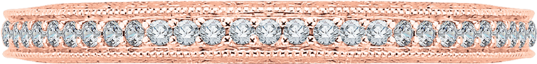 Set In 18k Rose Gold - Bangle (1000x1000), Png Download