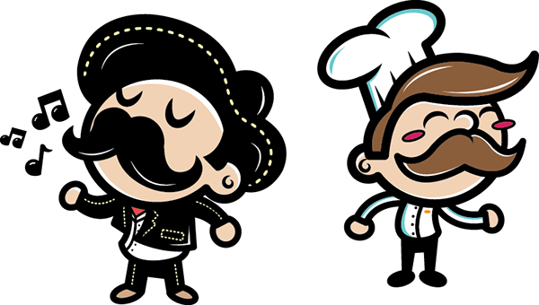 Desarrollo De Logotipo, Ilustraciones Y Personajes - Logotipo De Comida Mexicana (600x340), Png Download