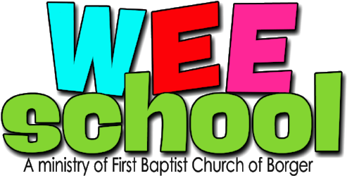 Wee School Logo Black Border - Borger (500x264), Png Download