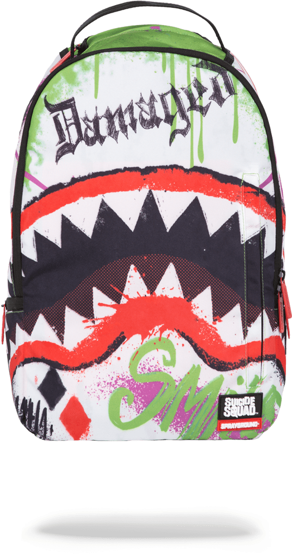 Sprayground Joker Shark Front 1 - Sprayground Joker Shark (960x1225), Png Download