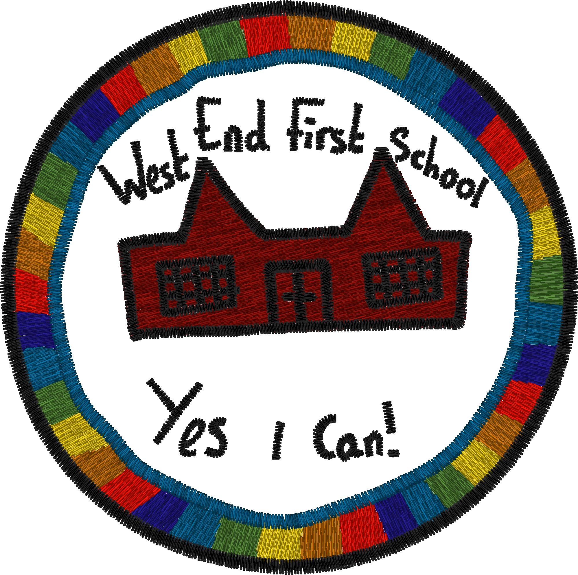 Bedlington West End First School - Circle (2048x2038), Png Download