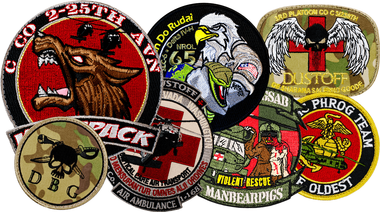 Custom Military Patches - Military (1308x732), Png Download