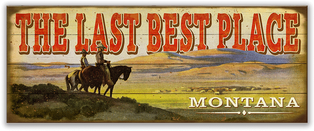 View Zoom Cowboys On The Range Sign - Black Forest Decor The Last Best Place Personalized (730x730), Png Download