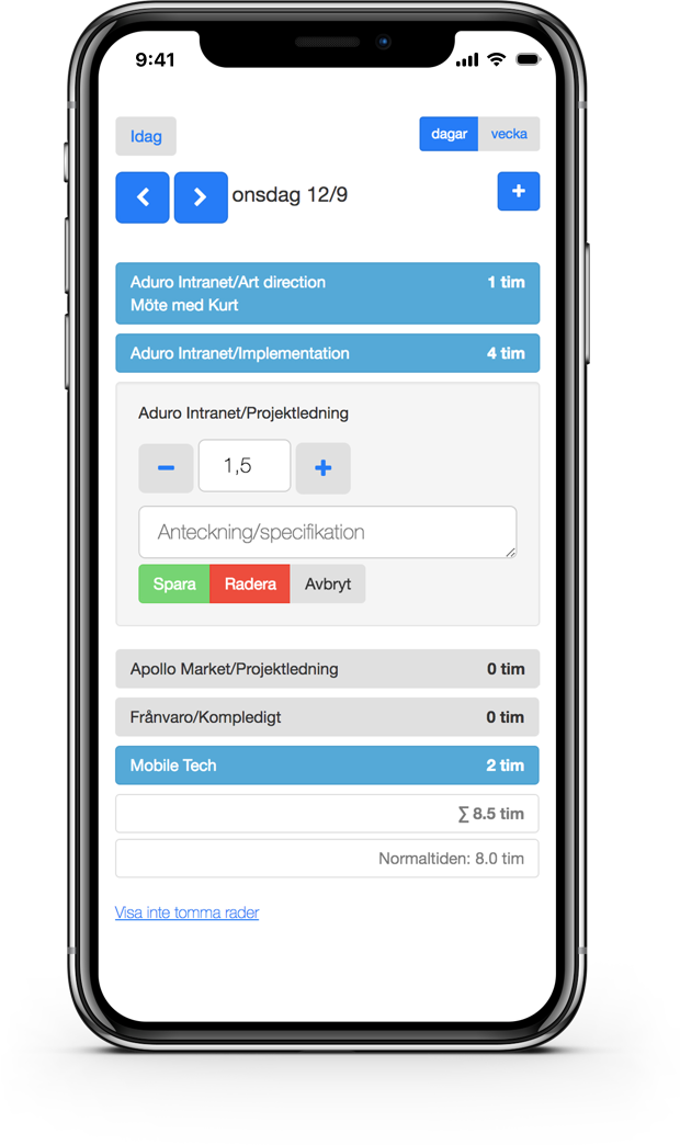 Track Time With A Smartphone Or Computer - Ios 12 (620x1044), Png Download