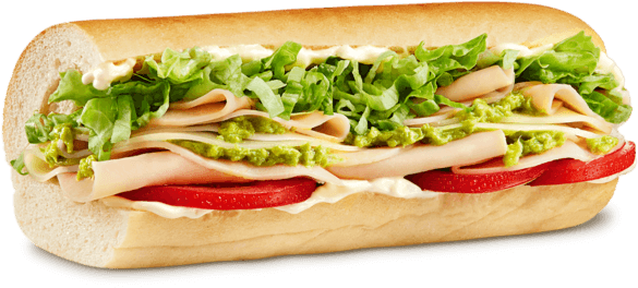 #09 Turkey & Avocado - Erberts And Gerberts Narmer (710x387), Png Download