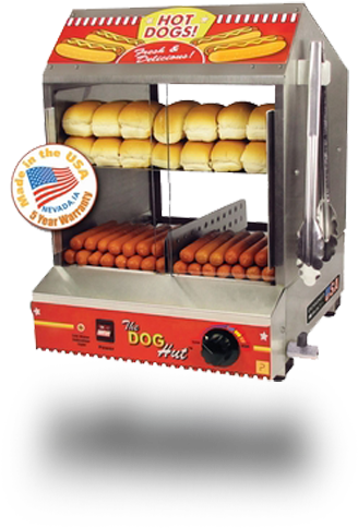 Hot Dogs Steamer Hot Dogs Machine - Paragon International Dog Hut Hot Dog Steamer (562x522), Png Download