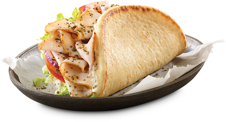 Roast Turkey Gyro (1000x578), Png Download
