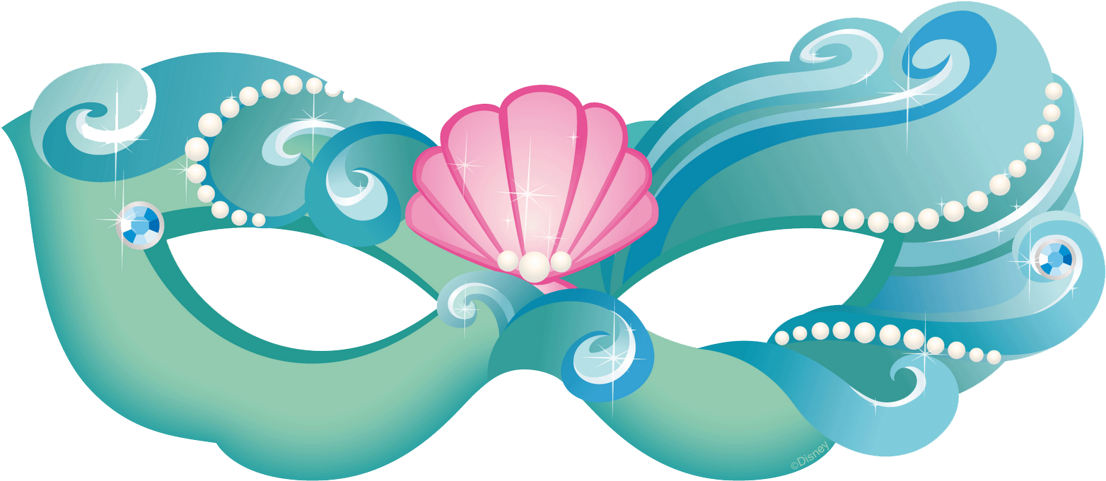Tutorial Para Hacer Tu Propia Máscara De Carnaval - Mascaras De Princesas Para Imprimir (1600x762), Png Download