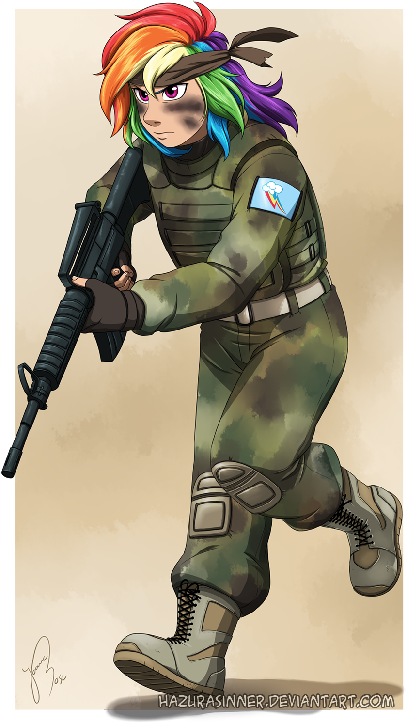 Hazurasinner, Bandana, Camouflage, Clothes, Combat, - My Little Pony: Friendship Is Magic (906x1547), Png Download