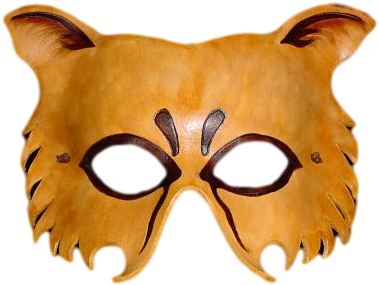 Mascara De Carnaval Com Fundo Transparente (400x300), Png Download