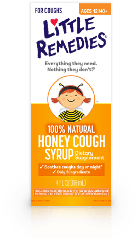 Little Remedies Honey Cough Syrup (300x500), Png Download