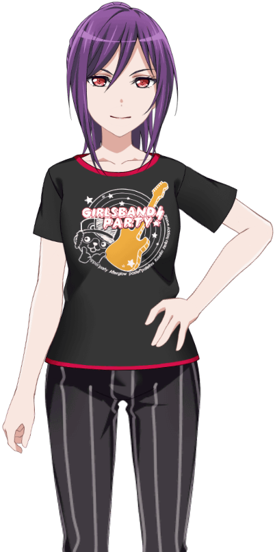 Girls' Band Party Shirt Live2d Model - Girls Band Photo Png (680x940), Png Download