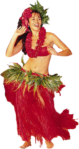 Girl, <div Class='curved Float' Style='background-color - Hula Hula Dancer Png (338x520), Png Download