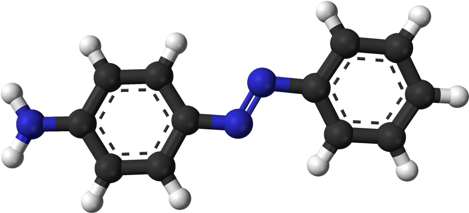 Aniline Yellow 3d Balls - Nafion Structure 3d (1000x510), Png Download
