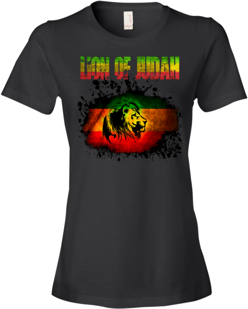 Women T-shirts Lion Of Judah - Rasta Bible: For Success & Prosperity (1024x1024), Png Download