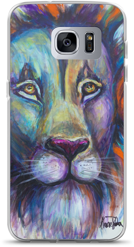 "lion Of Judah" Samsung Case - Iphone (1000x1000), Png Download