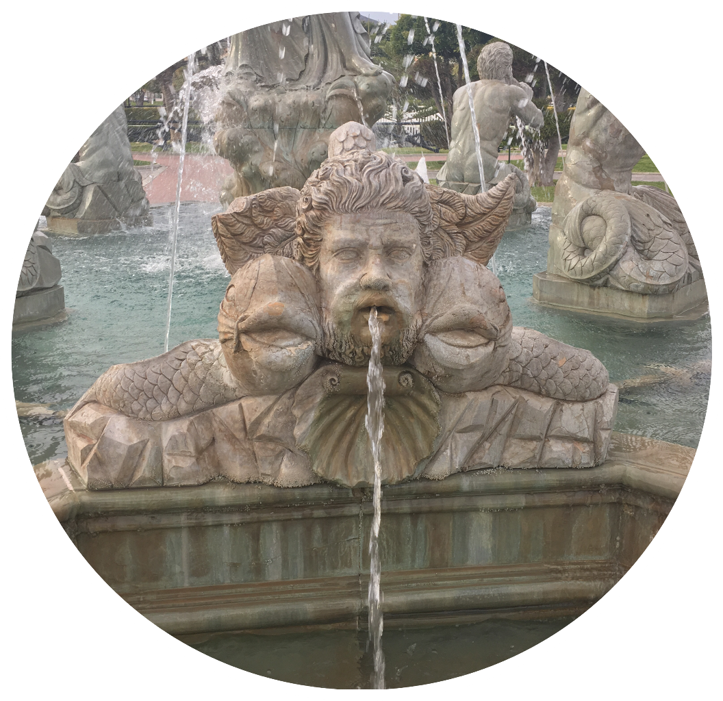 Fontain Water Png Pngstickers Sculpture Freetoedit (1056x1024), Png Download