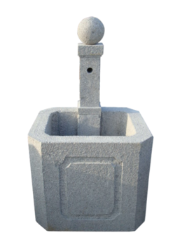 C139 Outdoor Granite Garden Fountain Decorative Water - Mortar And Pestle (350x350), Png Download