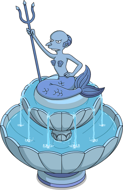 Burns' Fountain Menu (394x607), Png Download