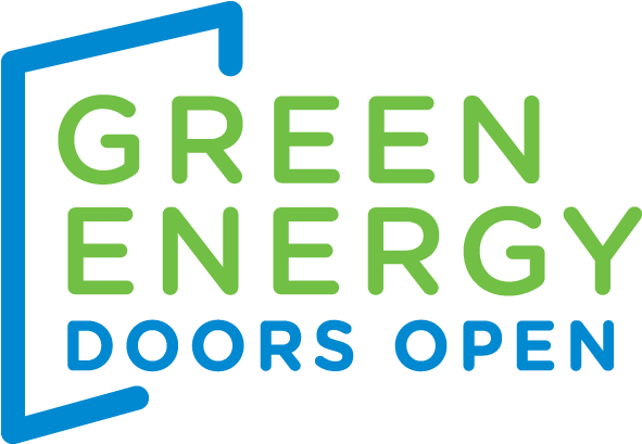 Green Energy Doors Open - Green Energy Doors Open Logo (600x420), Png Download