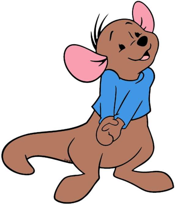 Ursinho Pooh Guru 4 Png - Kanga And Roo (573x669), Png Download