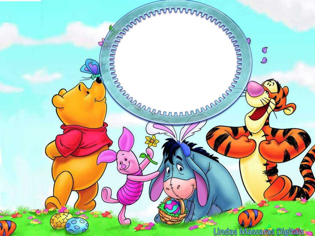 Mascara Digital Ursinho Pooh 2 Png - Cute Cartoon Wallpapers Free Download (1024x768), Png Download