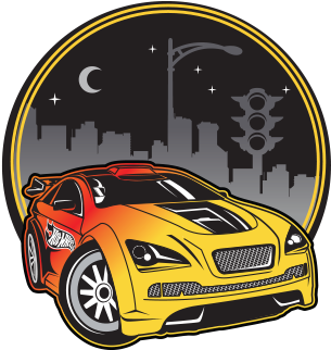 Nightburnerz - Hot Wheels Night Burners (406x330), Png Download