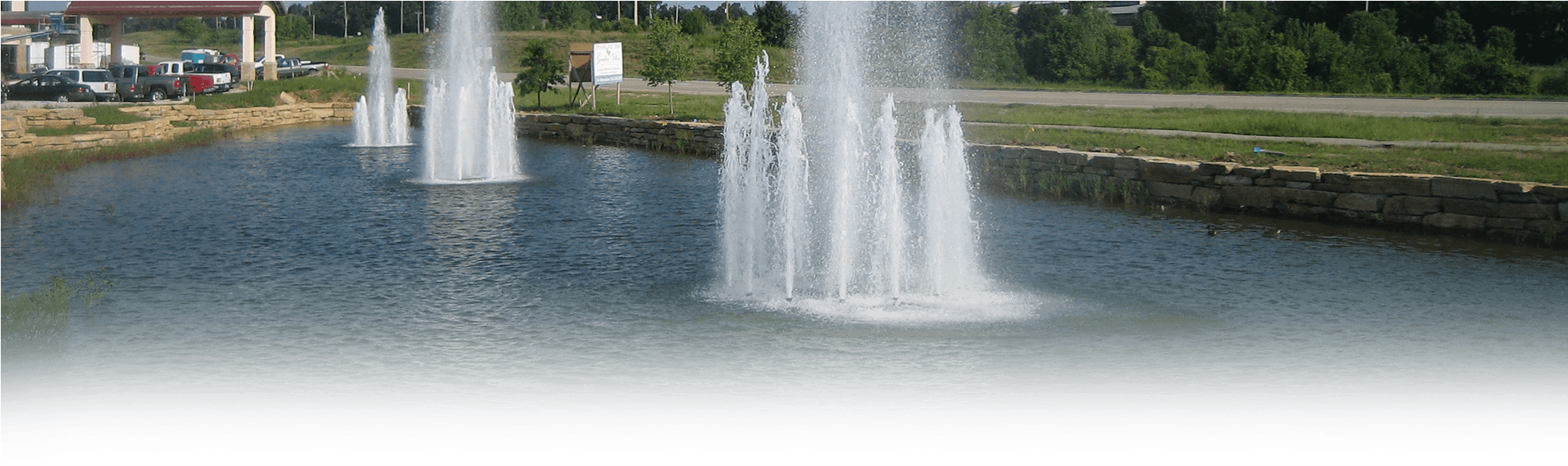Home > Water Features > Fountains - Fountain (2000x690), Png Download