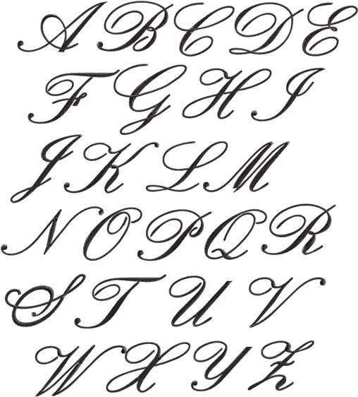 Como Bordar Formas Circulares E Curvas Com O Ponto - Letras Para Bordado Cheio (600x600), Png Download