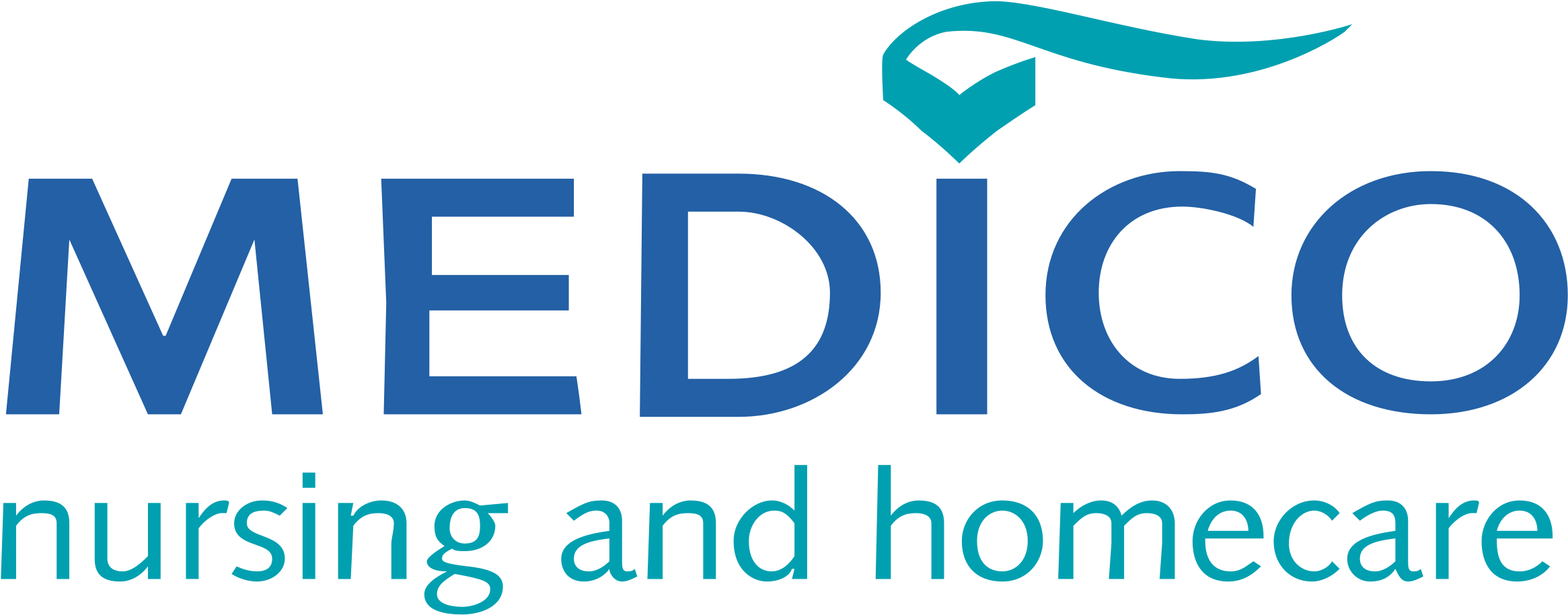Medico Nursing And Homecare Logo Png Transparent - Home Care (2400x2400), Png Download