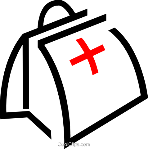 Maleta De Médico Livre De Direitos Vetores Clip Art - Maleta De Medico Png (477x480), Png Download