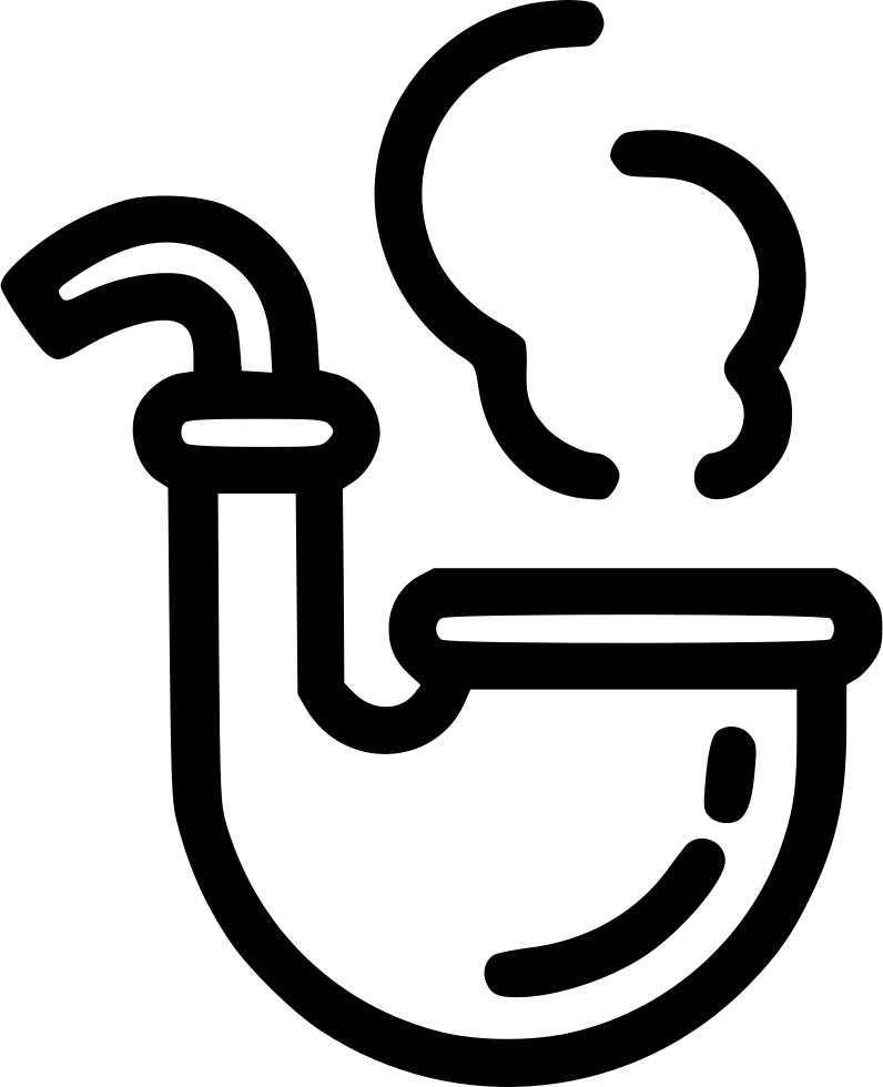 Pipe Smoking Smoke Hipster - Tobacco (796x980), Png Download