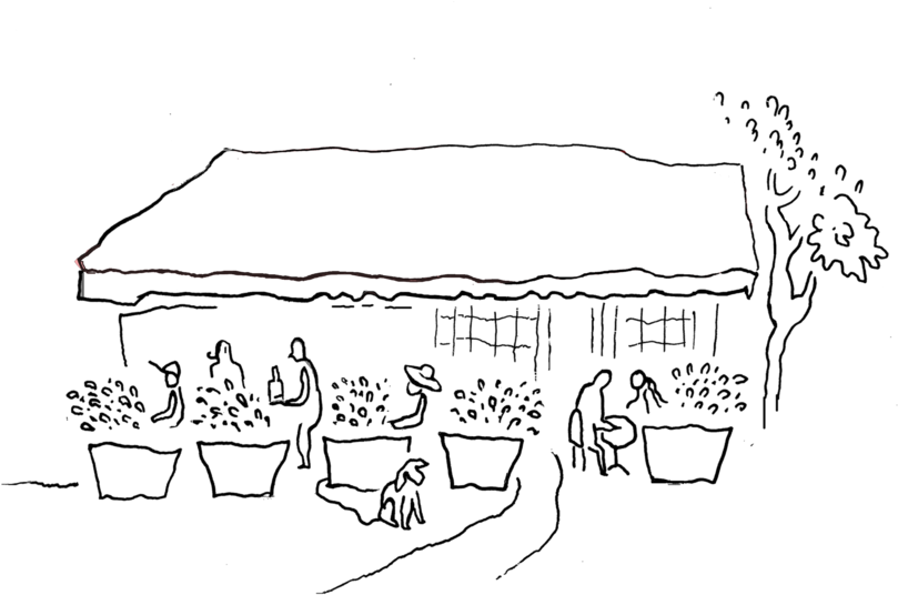 Bg Sketch Black - Bedford Gourmet (1000x700), Png Download