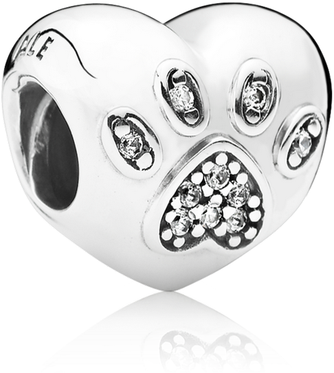 I Love My Pet Charm, Clear Cz - Love My Pet Pandora Charm (999x999), Png Download