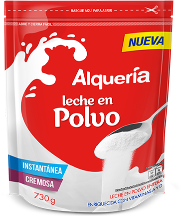 Leche En Polvo - Alqueria (373x570), Png Download