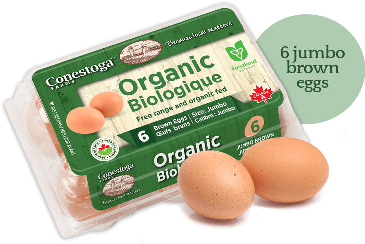 Organic Eggs - Toronto Organic Eggs (800x490), Png Download