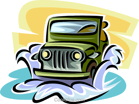 Jeep Royalty Free Vector Clip Art Illustration (480x359), Png Download