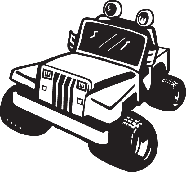 Png Atv Clipart Muddin - Buggy Car Clip Art (600x554), Png Download