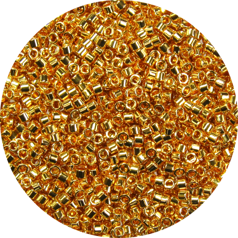 Download 22k Gold Plated 11 0 Delica Seed Beads Circle Png Image With No Background Pngkey Com