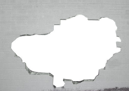 Share This Image - Wall Crack White Png (508x360), Png Download