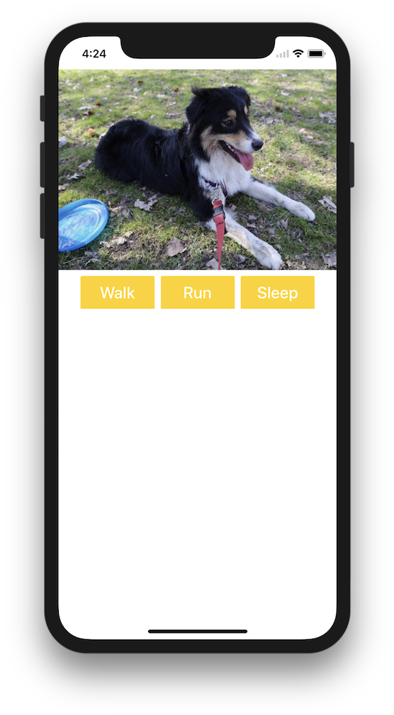 Row Centered Along Top 3rd With Buttons Centered Below - Smartphone (585x1024), Png Download