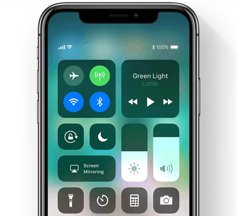 You Can Also Personalise The Control Center Now, By - Iphone X At&t Price (940x433), Png Download