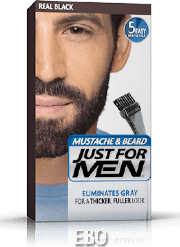 Just For Men - Staining Beard Brown Dark - Natural (500x500), Png Download