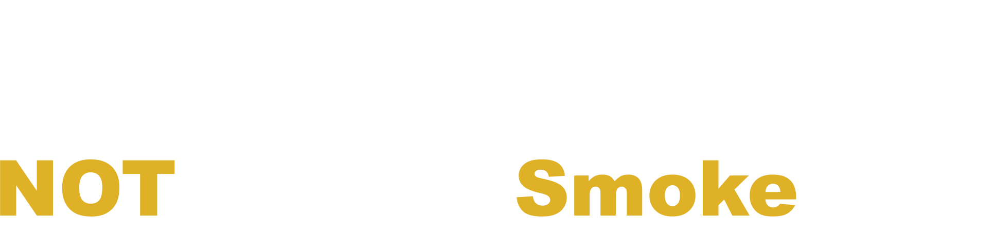 Not Blowing Smoke - Portable Network Graphics (1934x451), Png Download