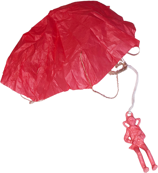 Paratrooper - Army Men (600x658), Png Download