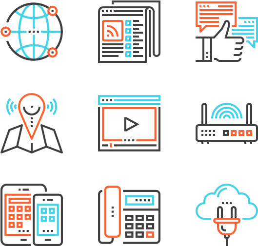 Communication And Connectivity - Diagram (600x564), Png Download